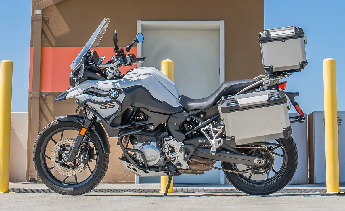38L - Apex Xl Bmw F 750 Gs Aluminum Top Case Silver 2
