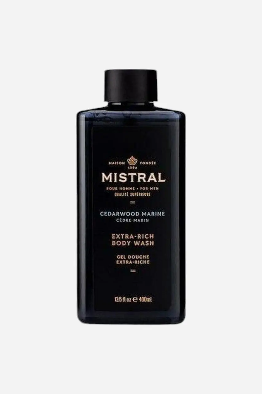 Mistral Cedarwood Marine Body Wash 1
