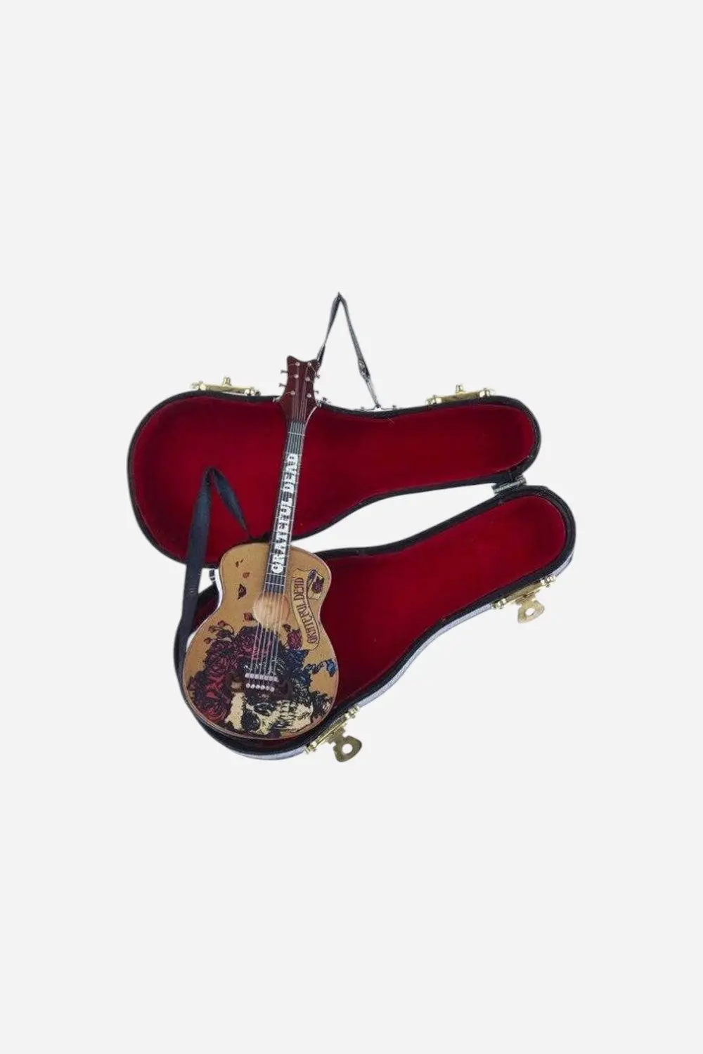 Grateful Dead Guitar With Black Case Ornament 1