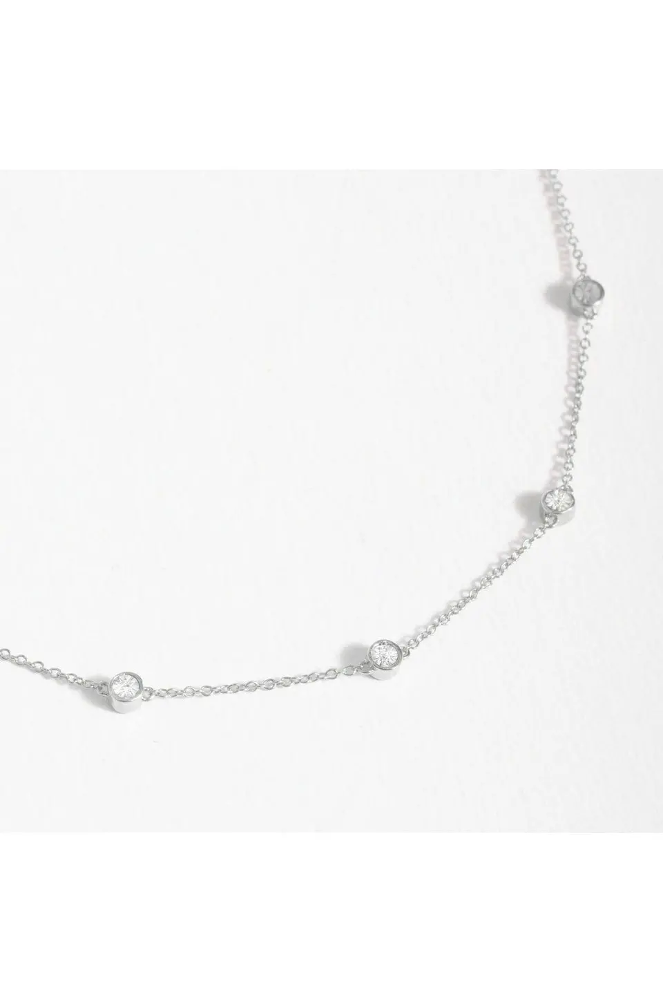 Ella Stein In The Loop Necklace In Silver 1