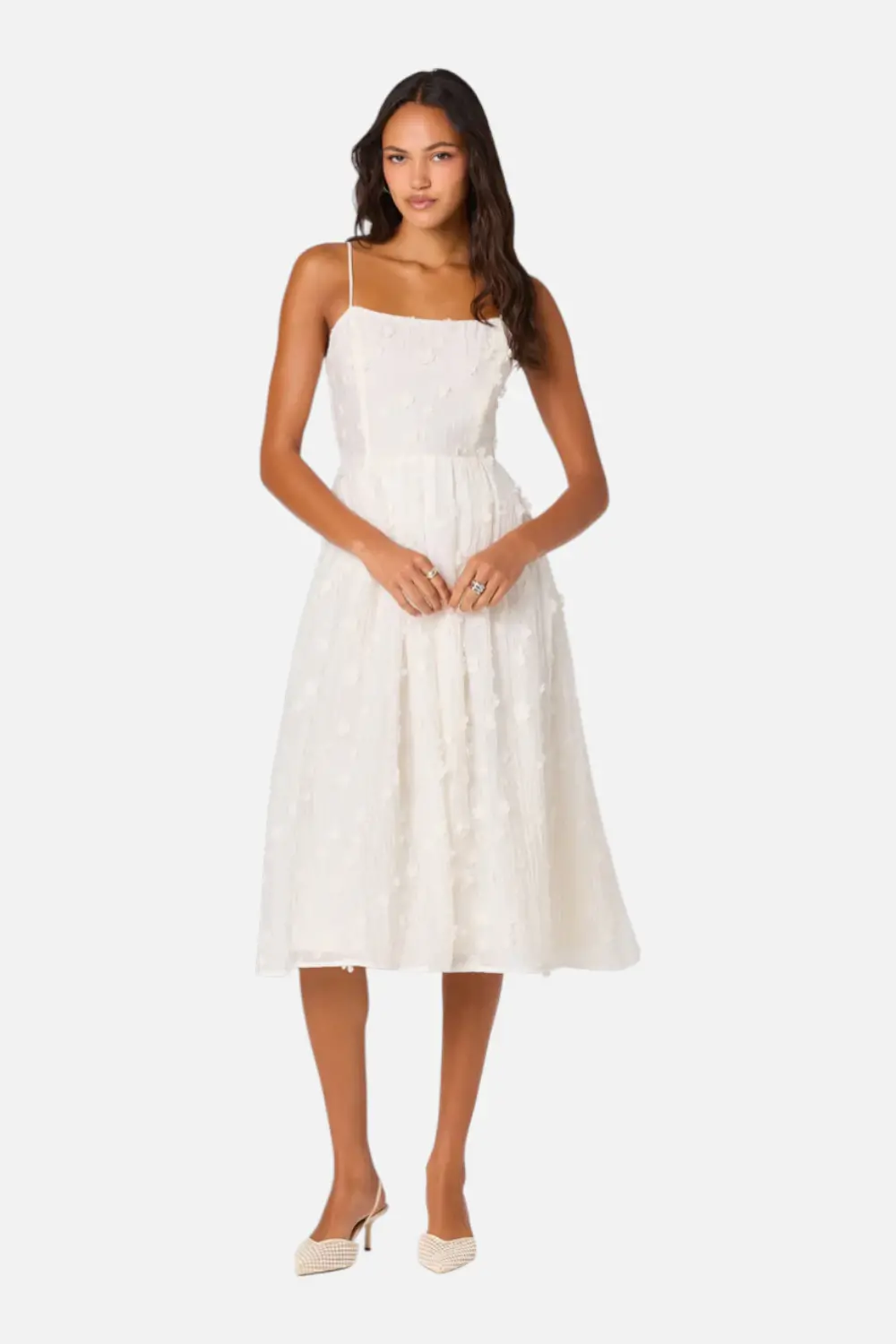 Astr The Label Avani Dress In Cream 1