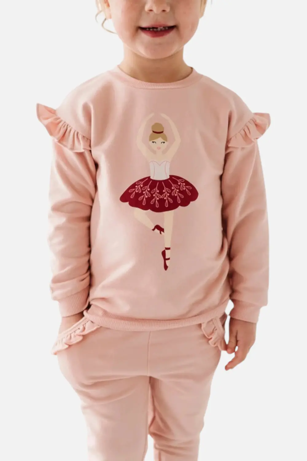 Babysprouts Infant Ballerina Ruffle Sweatshirt 1
