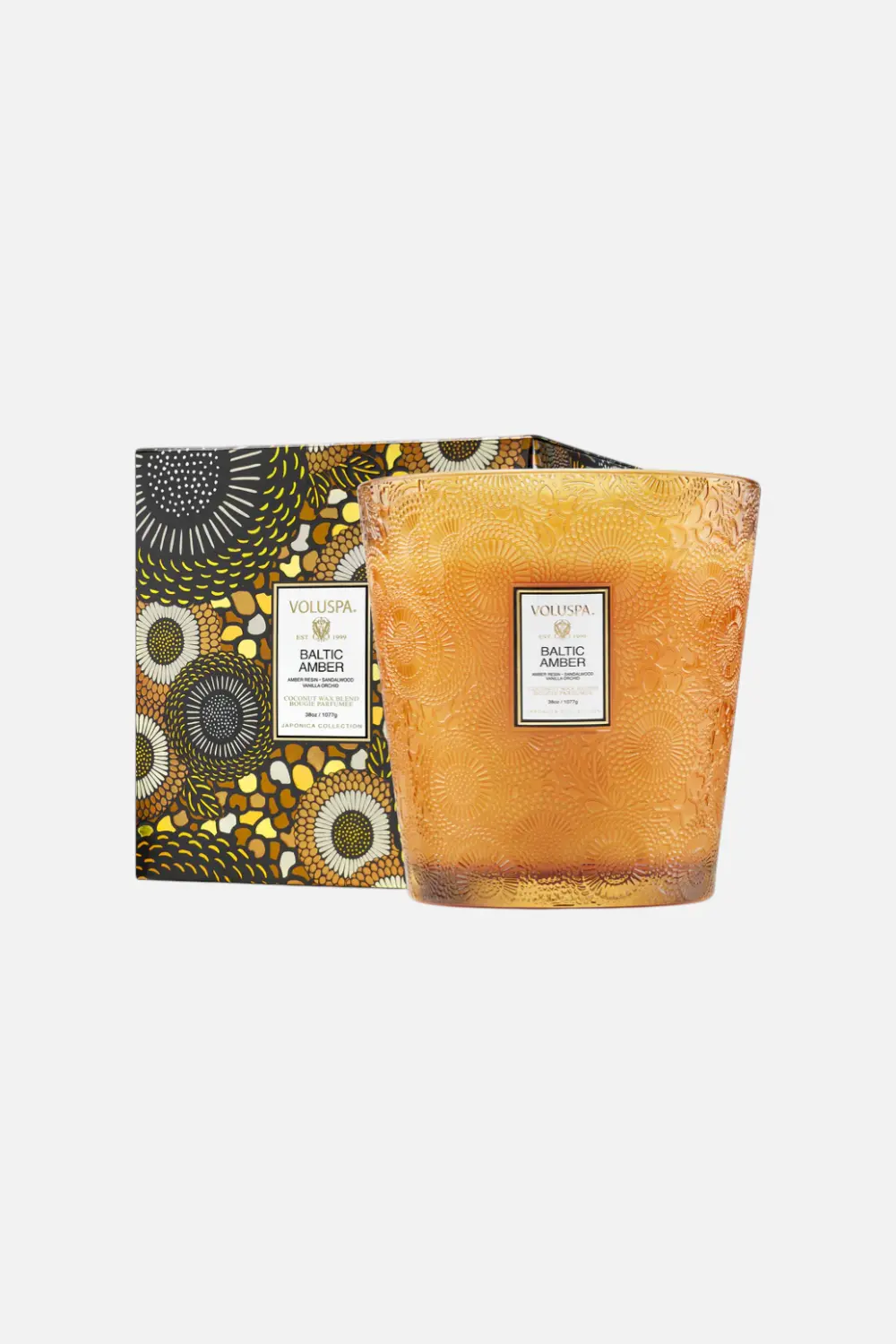 Voluspa Baltic Amber 3 Wick Hearth Candle 1