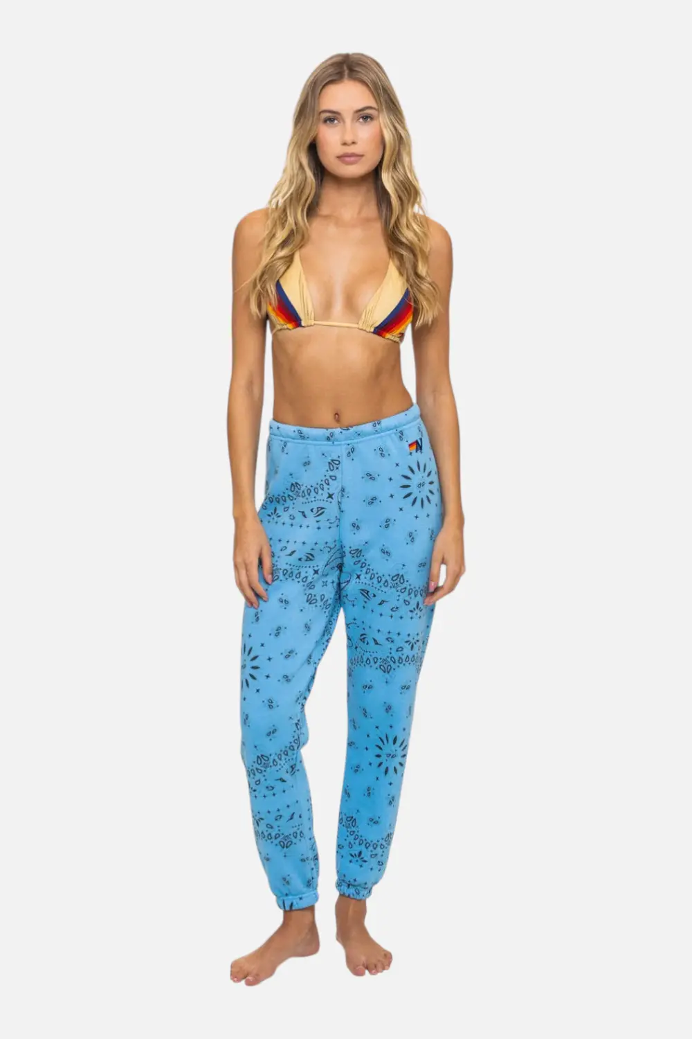 Aviator Nation Bandana Sweatpant In Sky 1