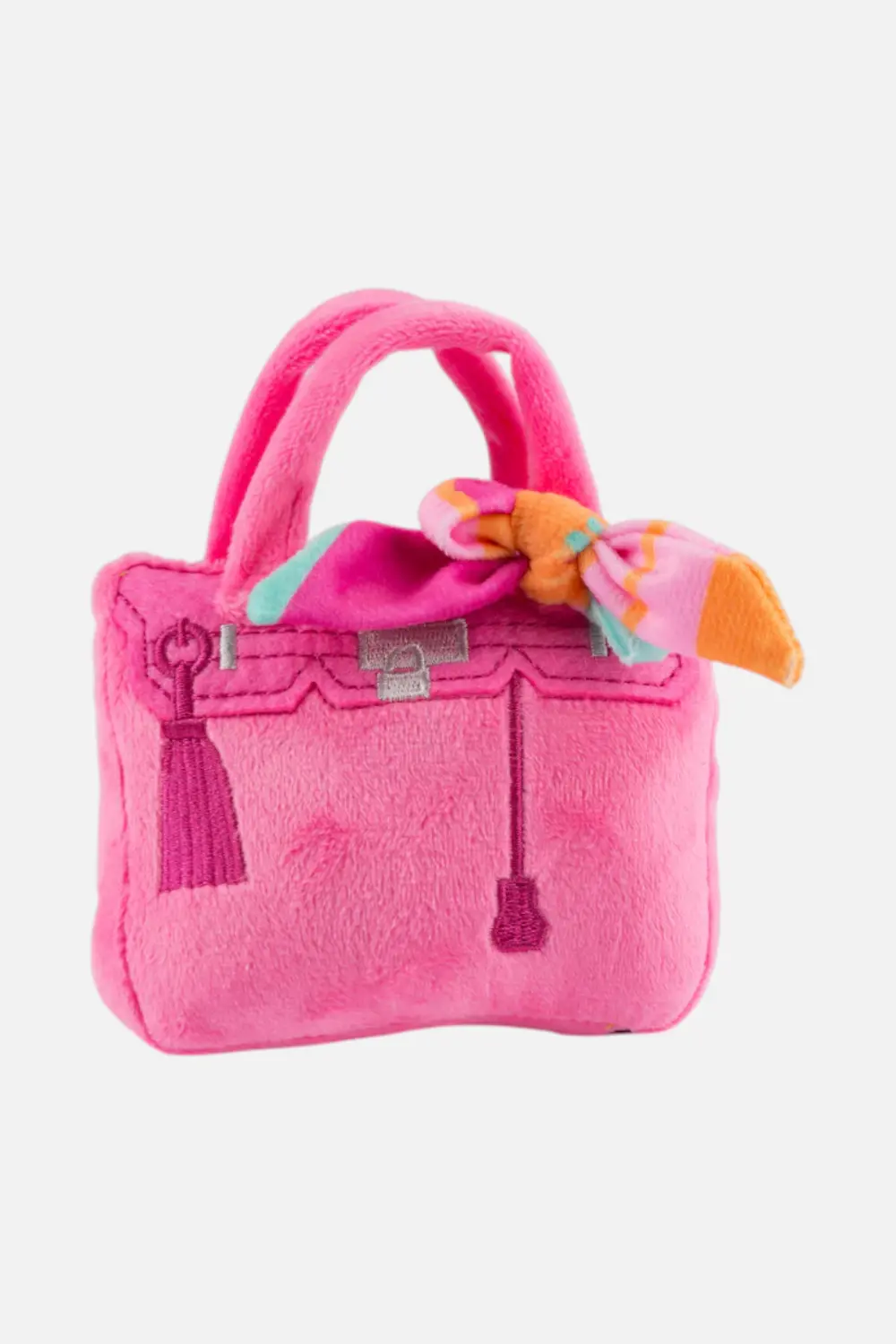 Haute Diggity Dog Barkin Bag In Pink With Scarf 1