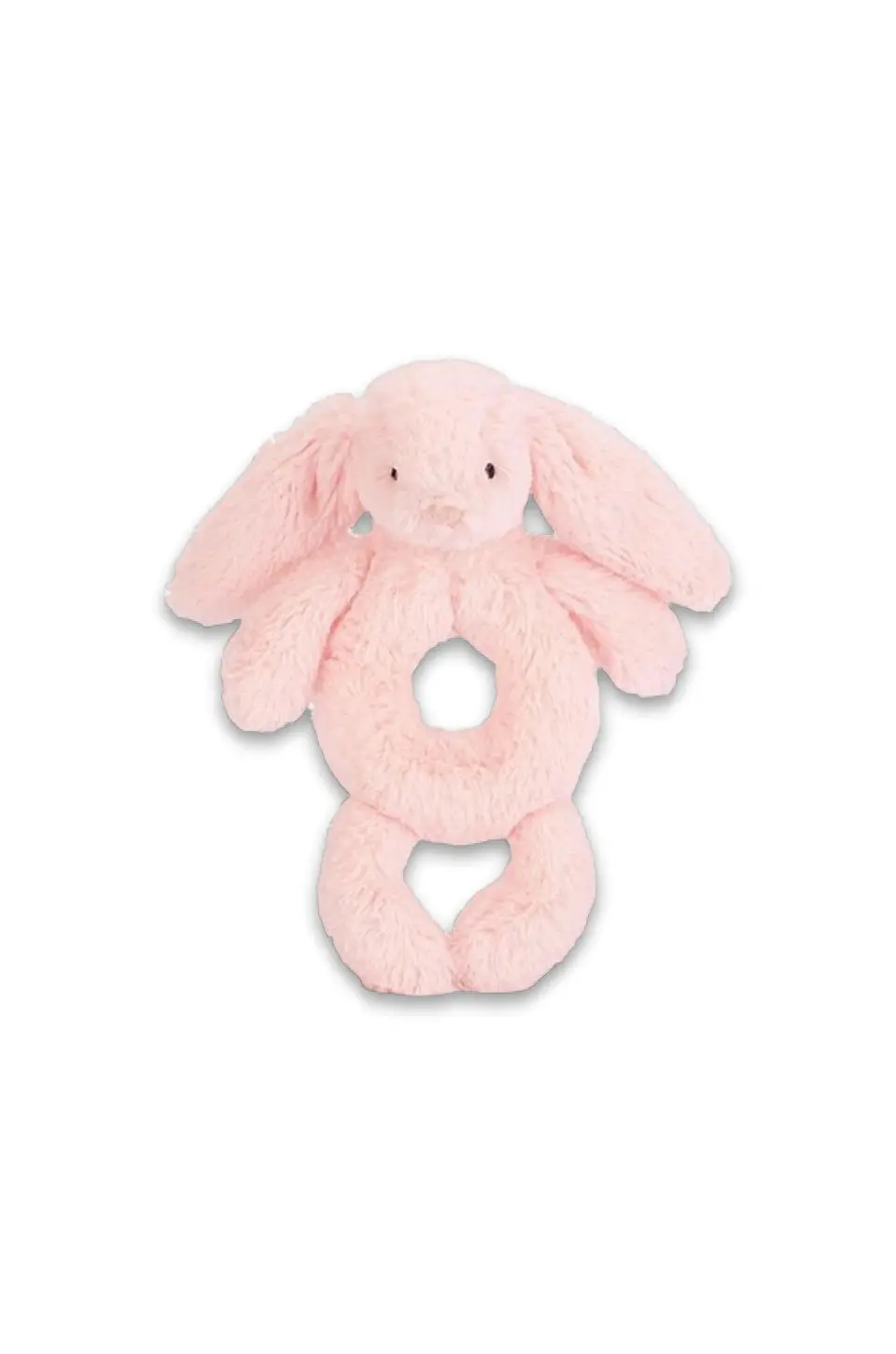 Jellycat Bashful Blush Bunny Ring Rattle 1