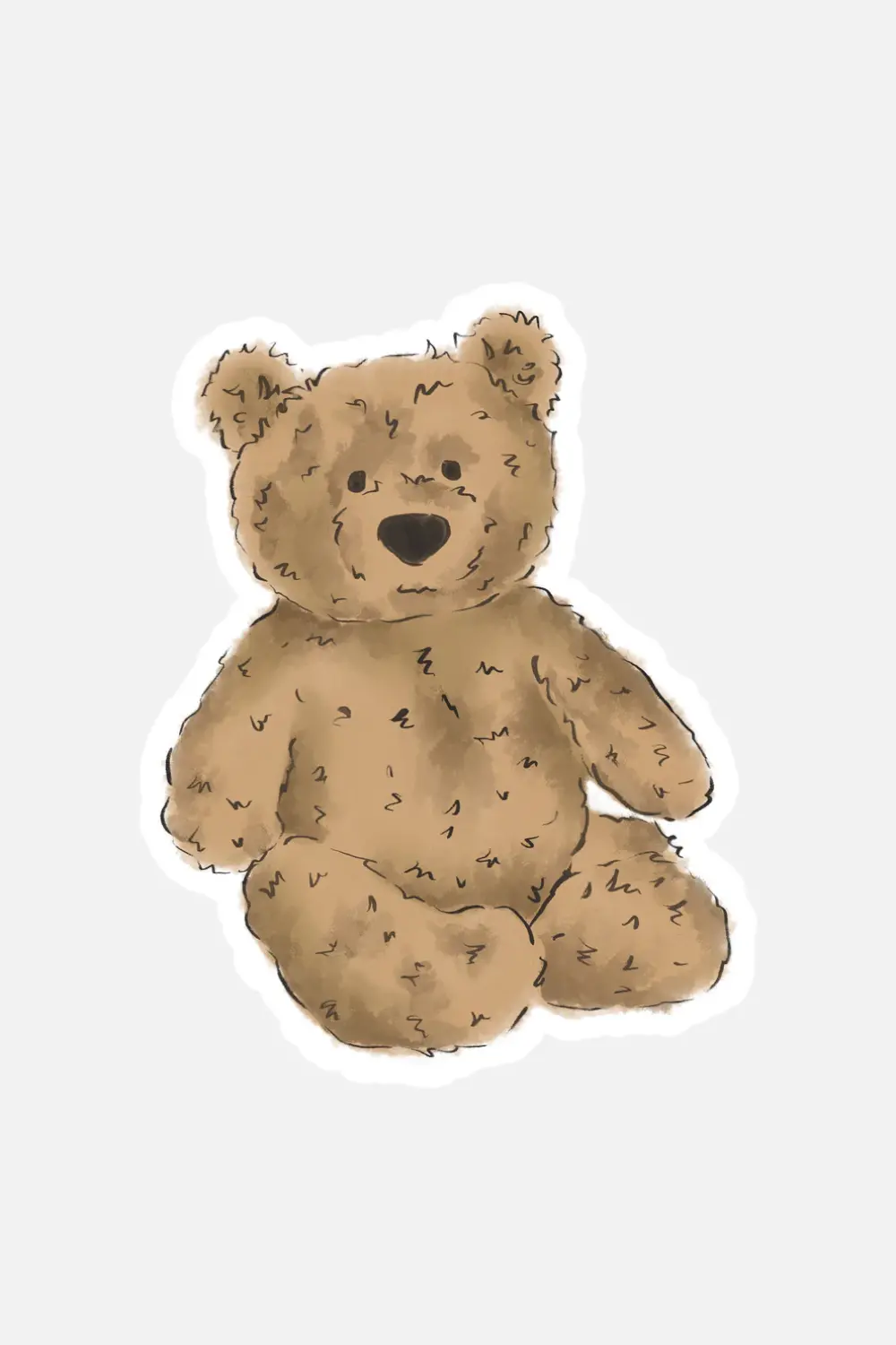 Oats & Honey Bartholomew Bear Sticker 1