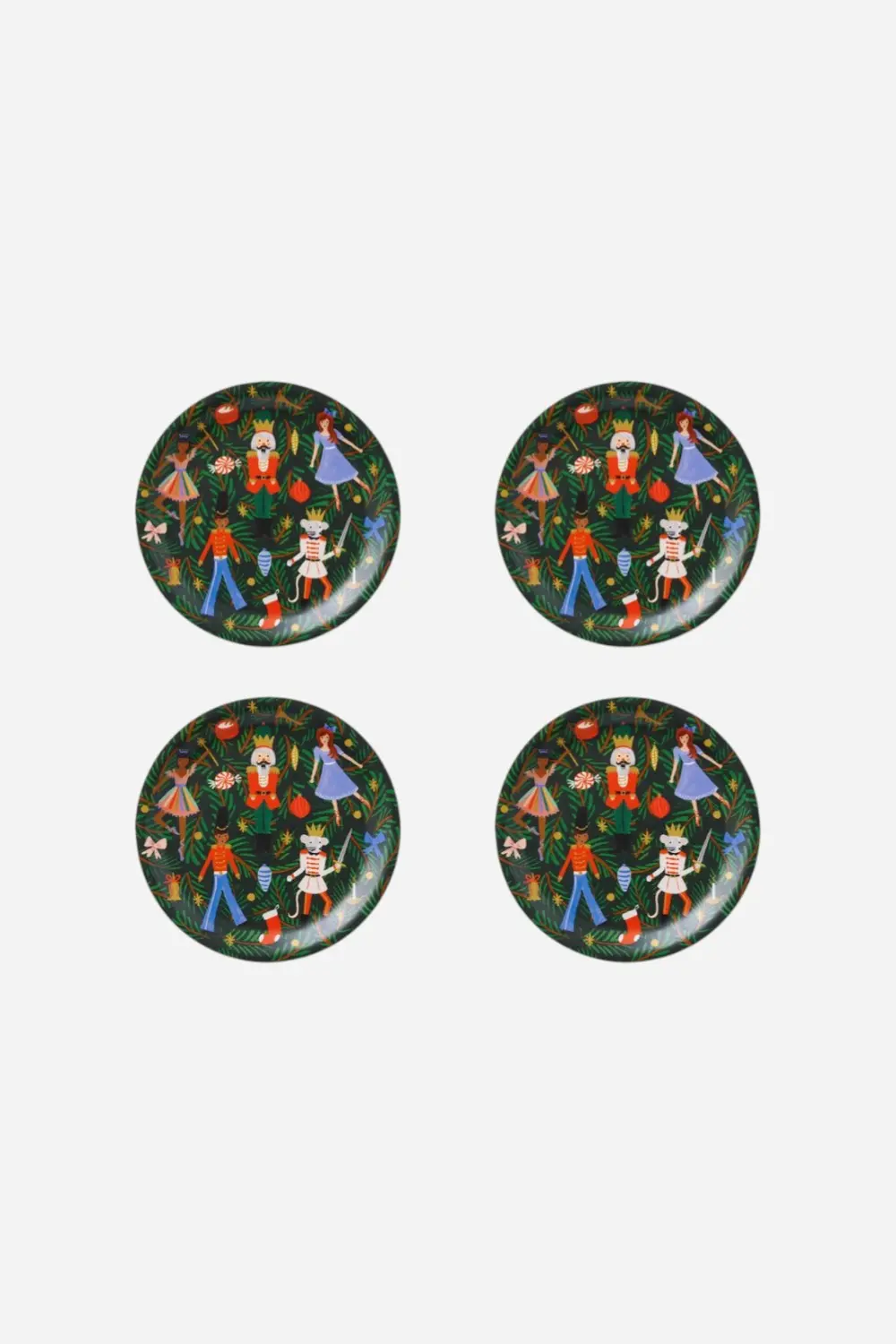 Nutcracker Round Coaster S/4 1