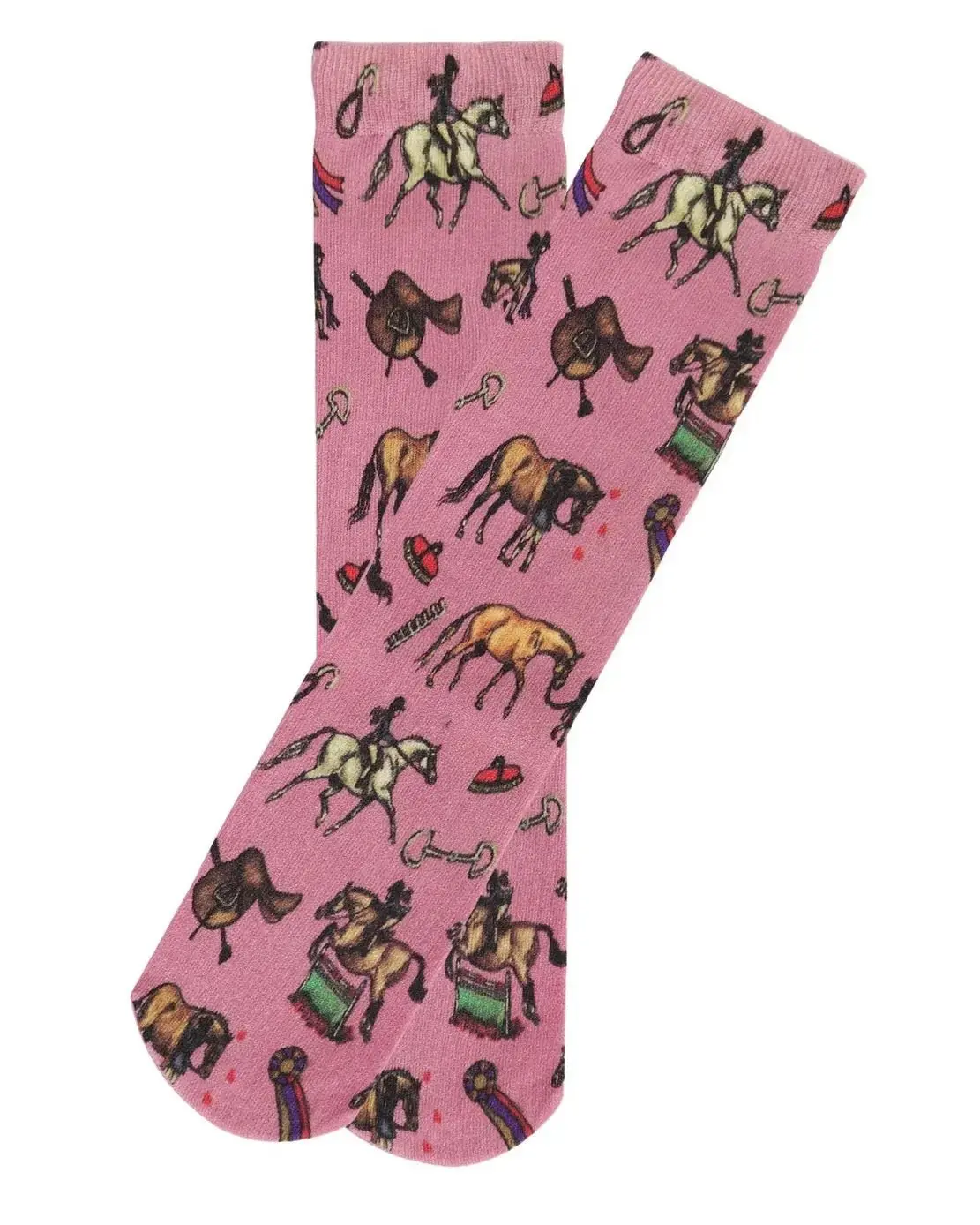 Bella Pink Pony Socks (Kids) 1