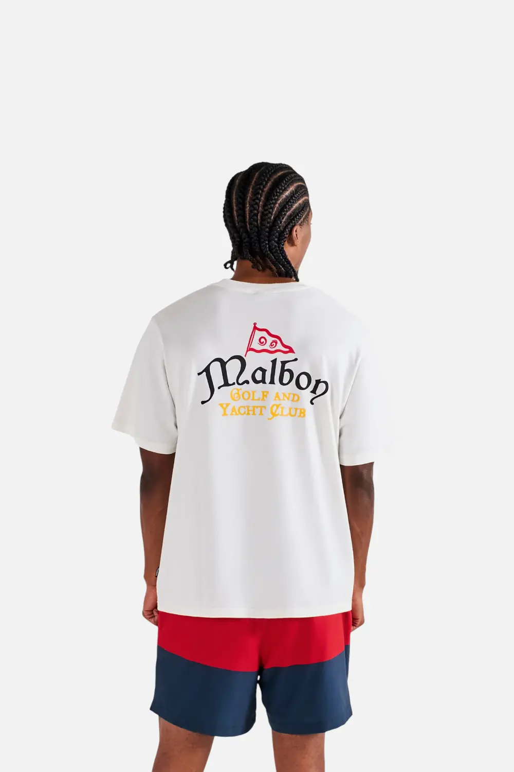 Malbon Golf Men's Bermuda Yacht Club Tee In White 1
