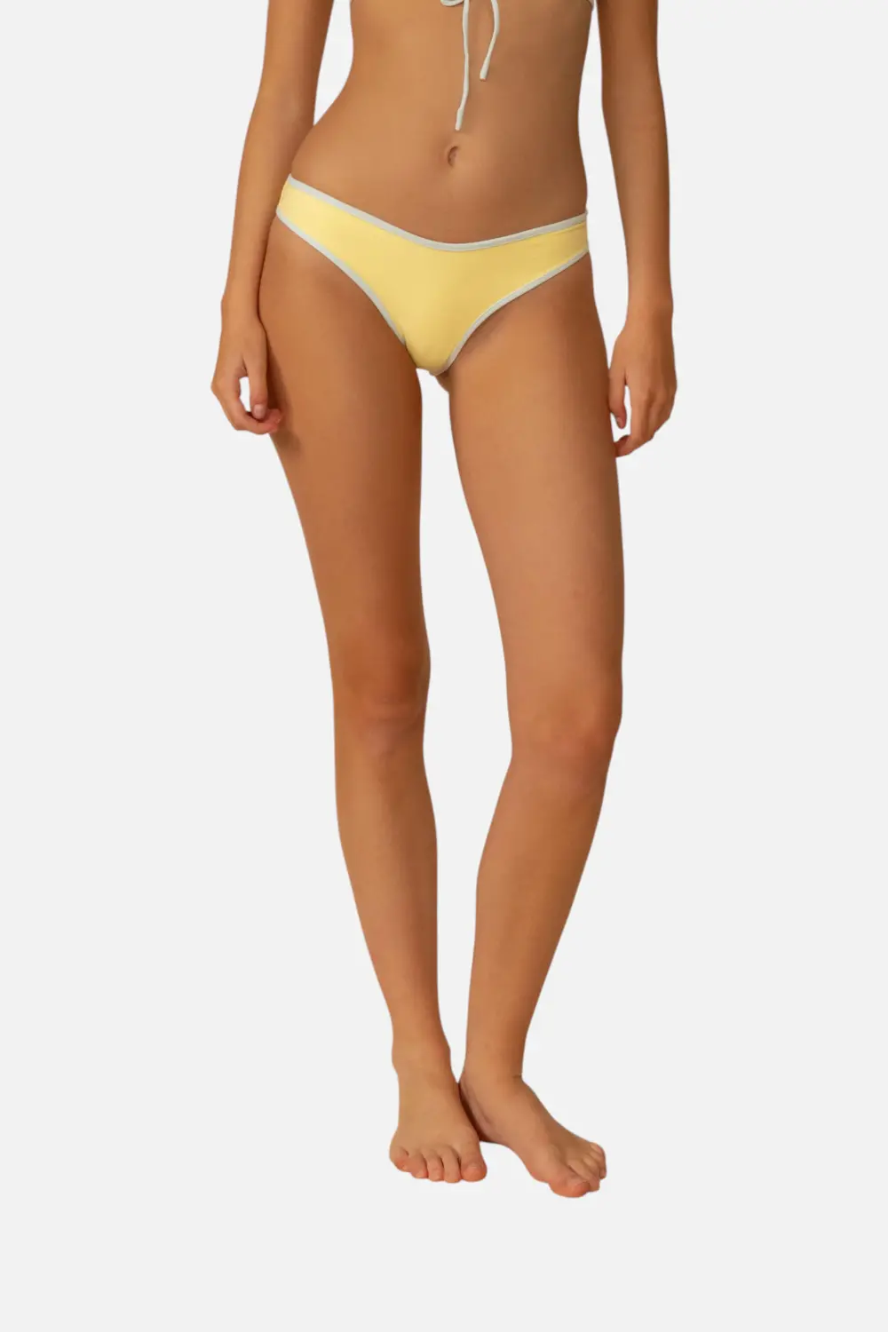 Montce Women's Binded Lulu Bikini Bottom In Sunshine 1