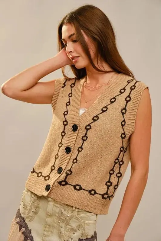 Bit & Bridle Sweater Vest 1