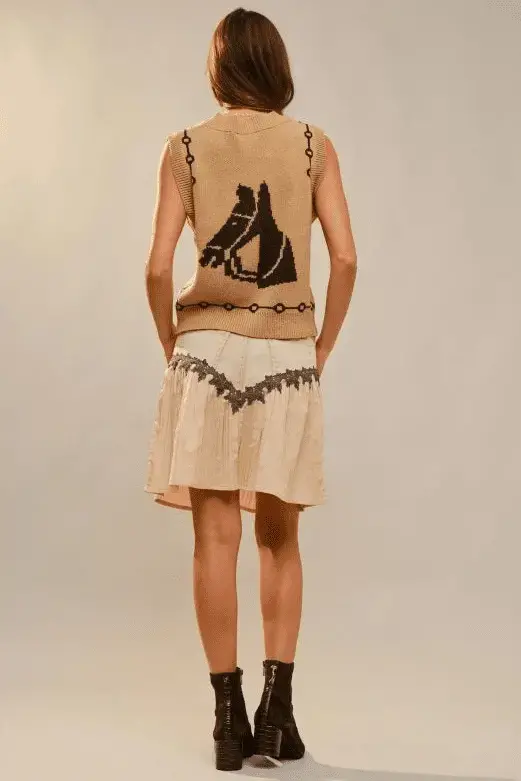 Bit & Bridle Sweater Vest 2