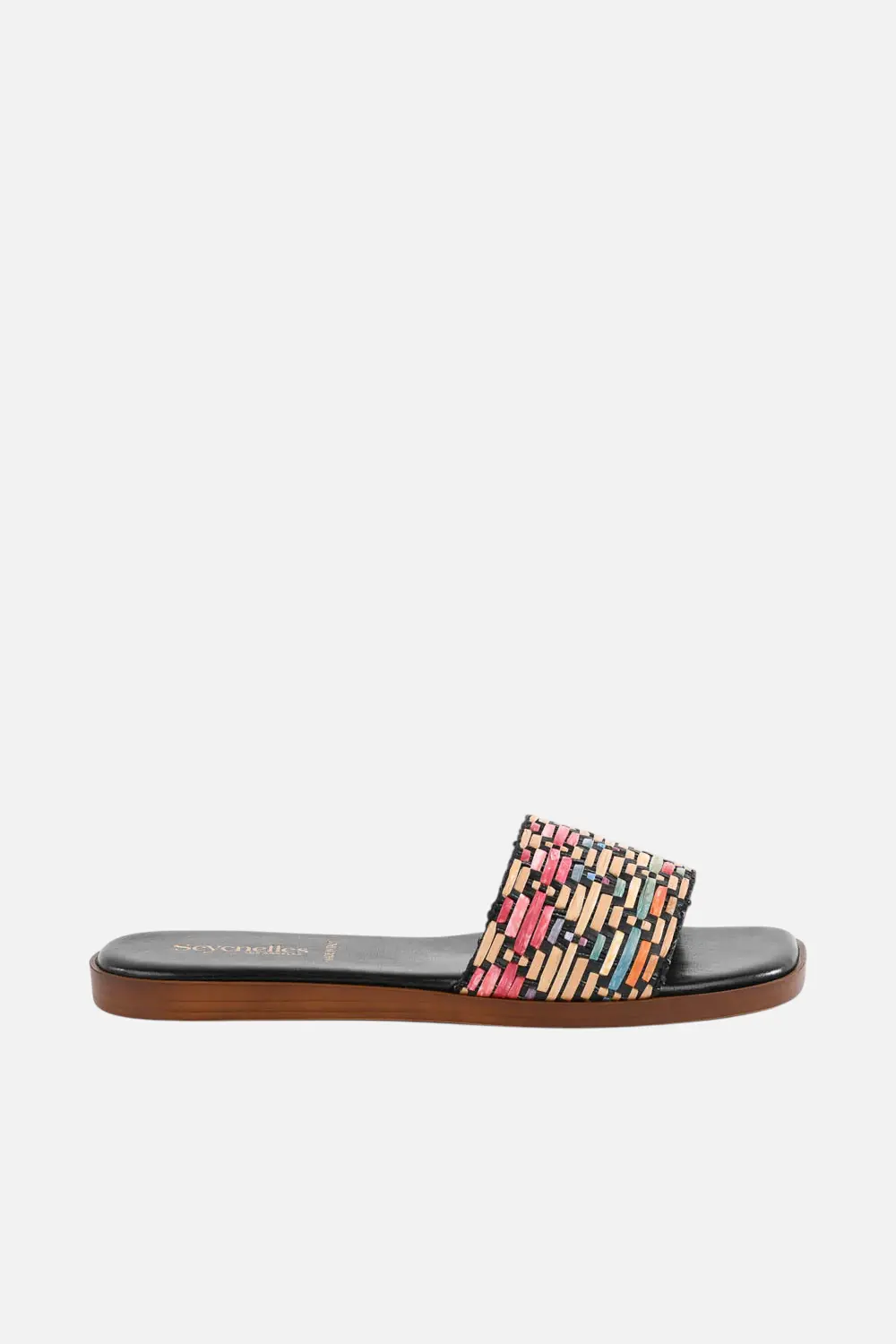 Seychelles Palm Oasis Sandal In Black Multi 1