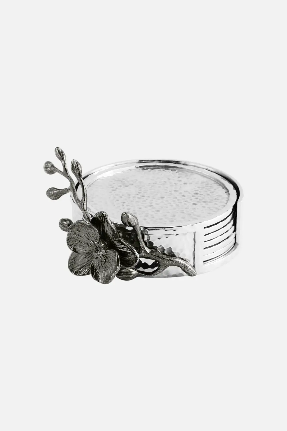 Michael Aram Black Orchid Coaster Set Of 6 1