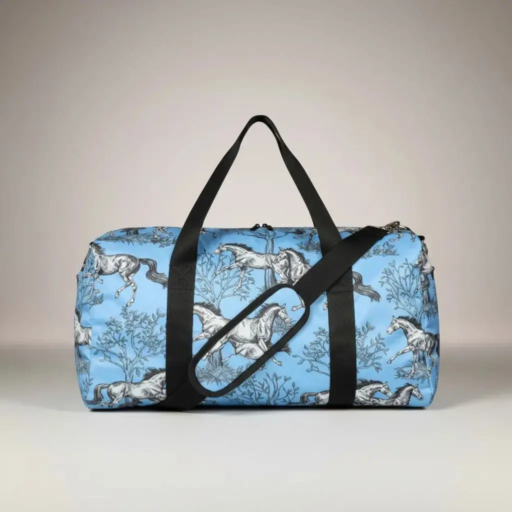 Blue Skies Horse Duffle Bag 1