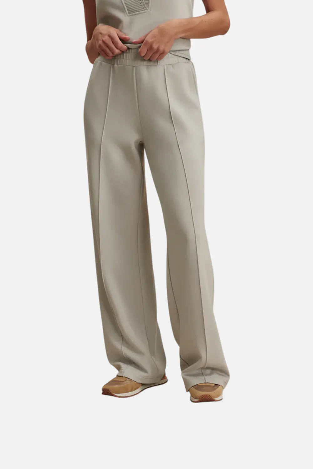 Varley Wide Leg Pant 28" In Blue Clay 1