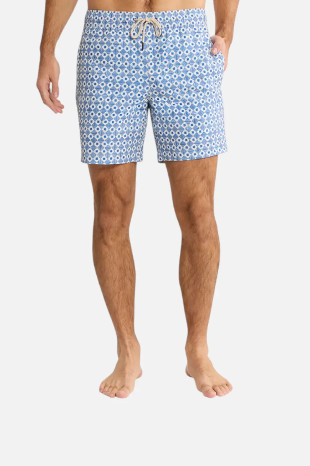 Fair Harbor Bayberry Trunk In Sea Blue Tiles 1