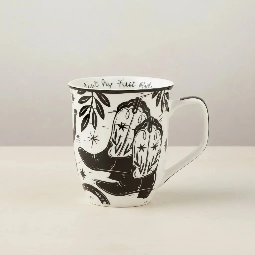 Boho Cowgirl Boots Mug 1