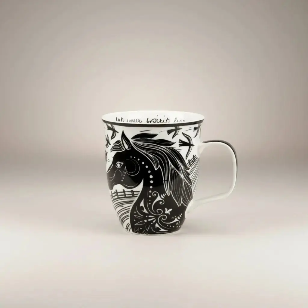 Horse Set Your Spirit Free Mug 1