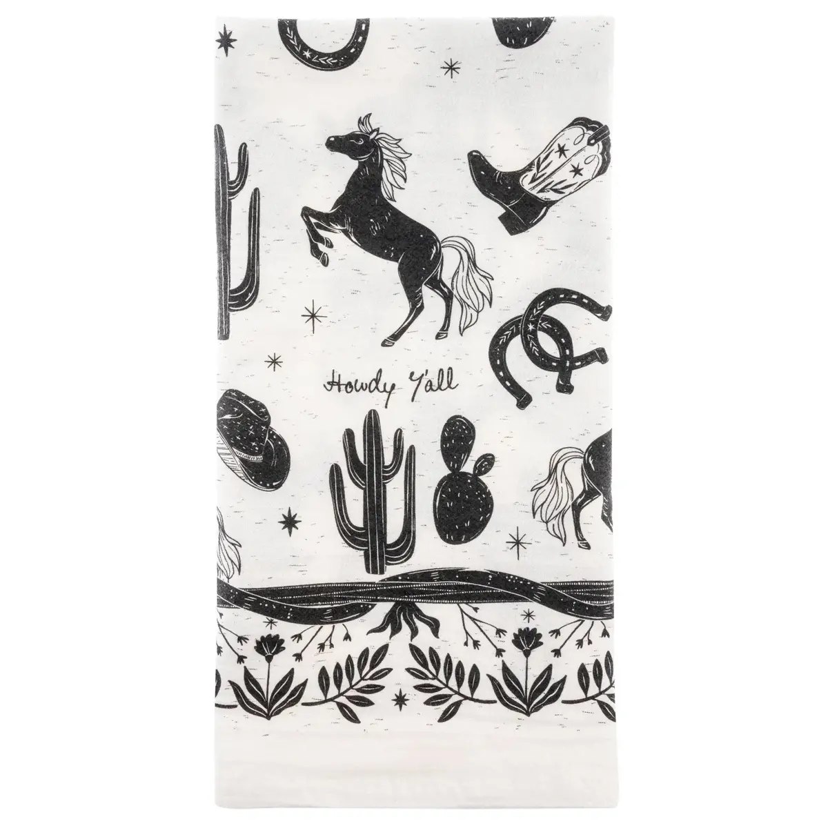 Boho Horse Tea Towel 1