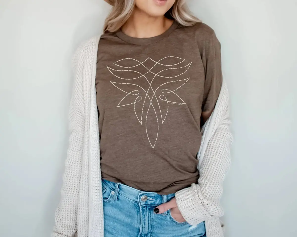 Boot Stitch T-Shirt 1