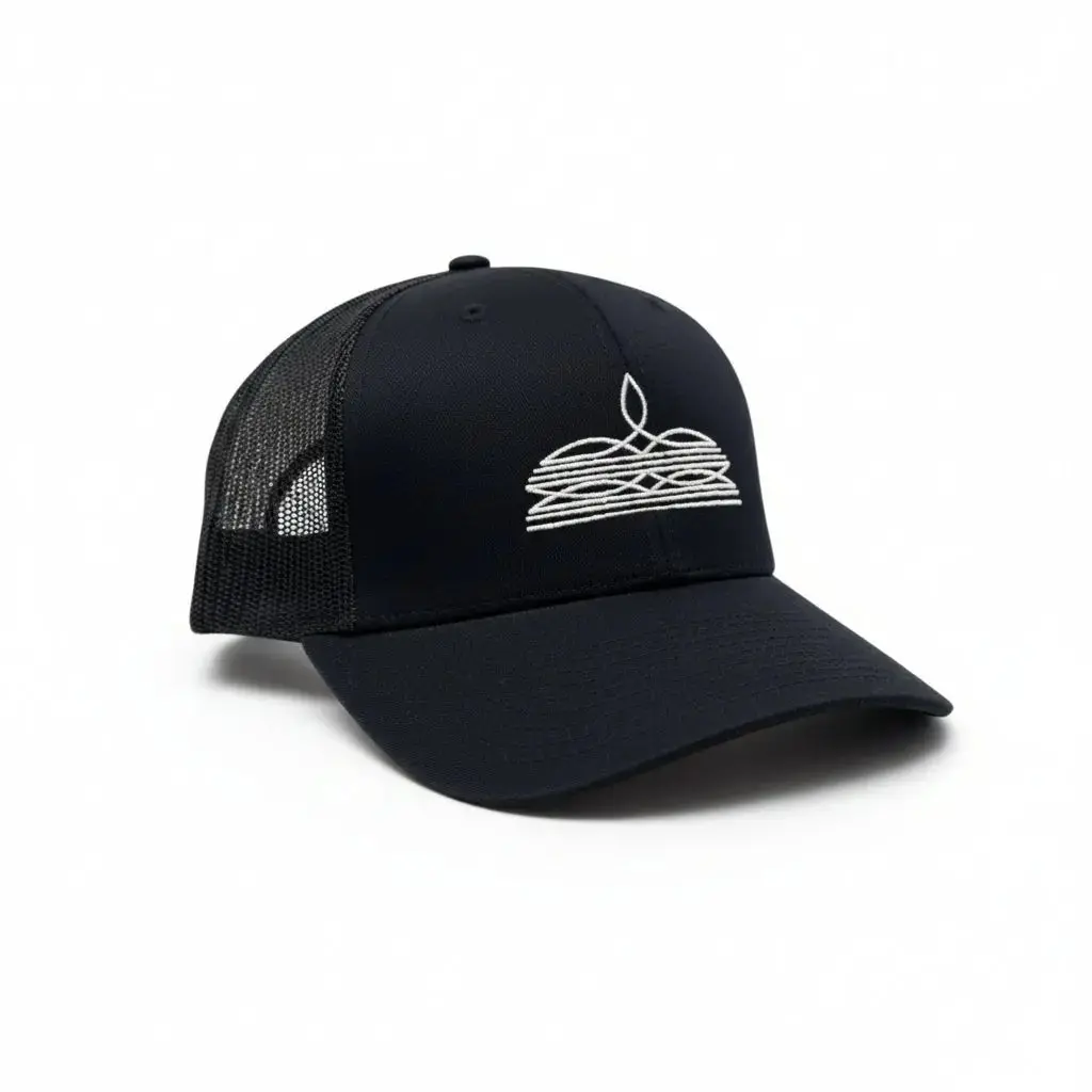 Boot Stitch Trucker Hat 1