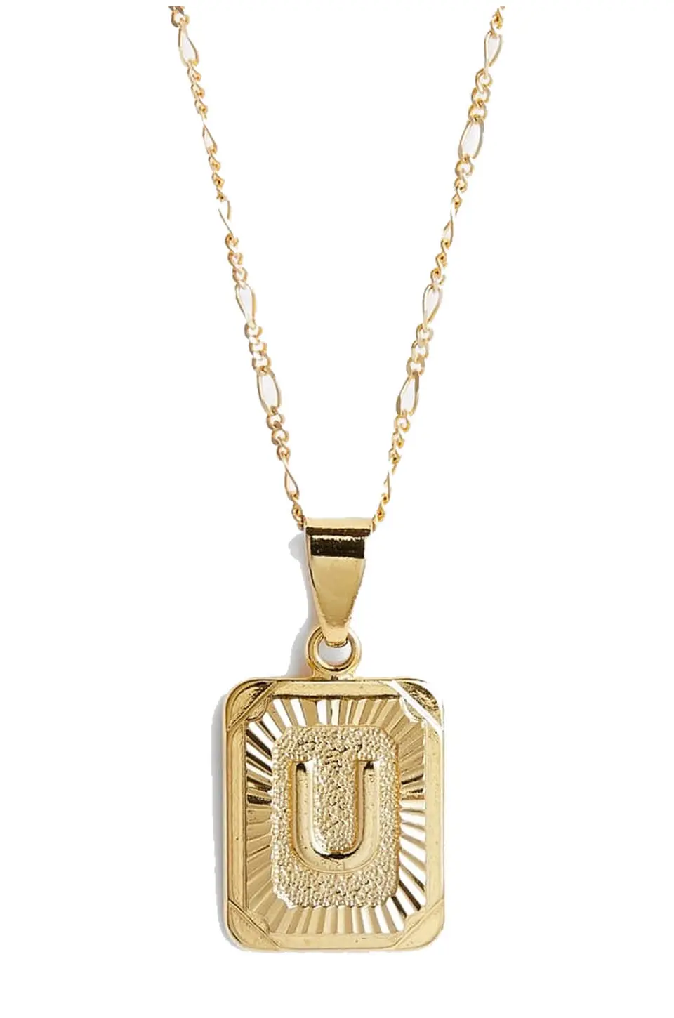 Bracha Initial Gold Filled Necklace In The Letter E 1