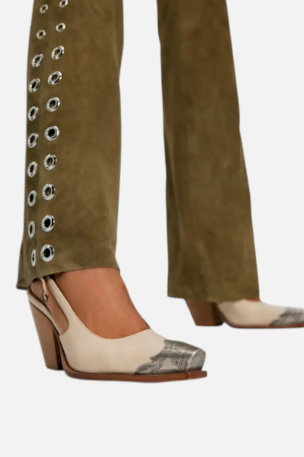 Free People Women's Brayden Slingback Heel In Bone 1