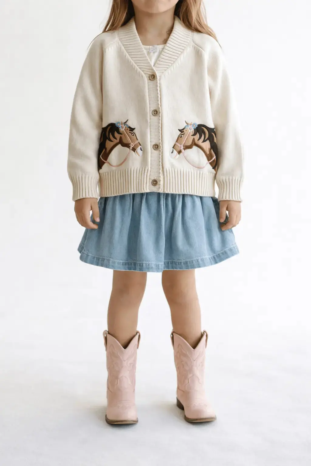 Bridle Up Pony Cardigan 1