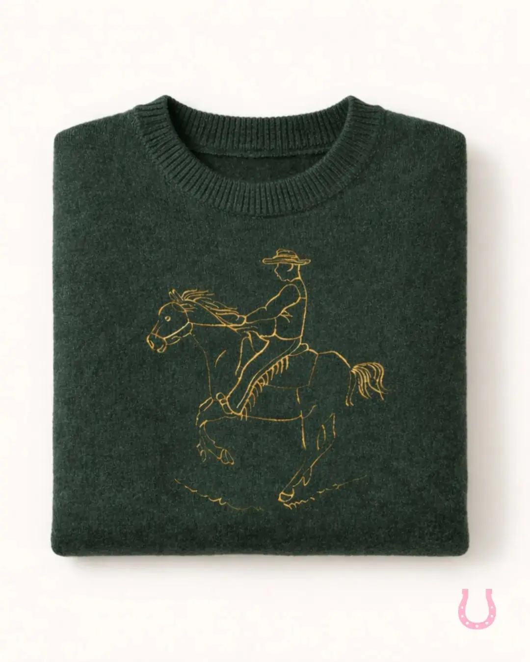 Bridle Up Rider Sweater (Green) 3