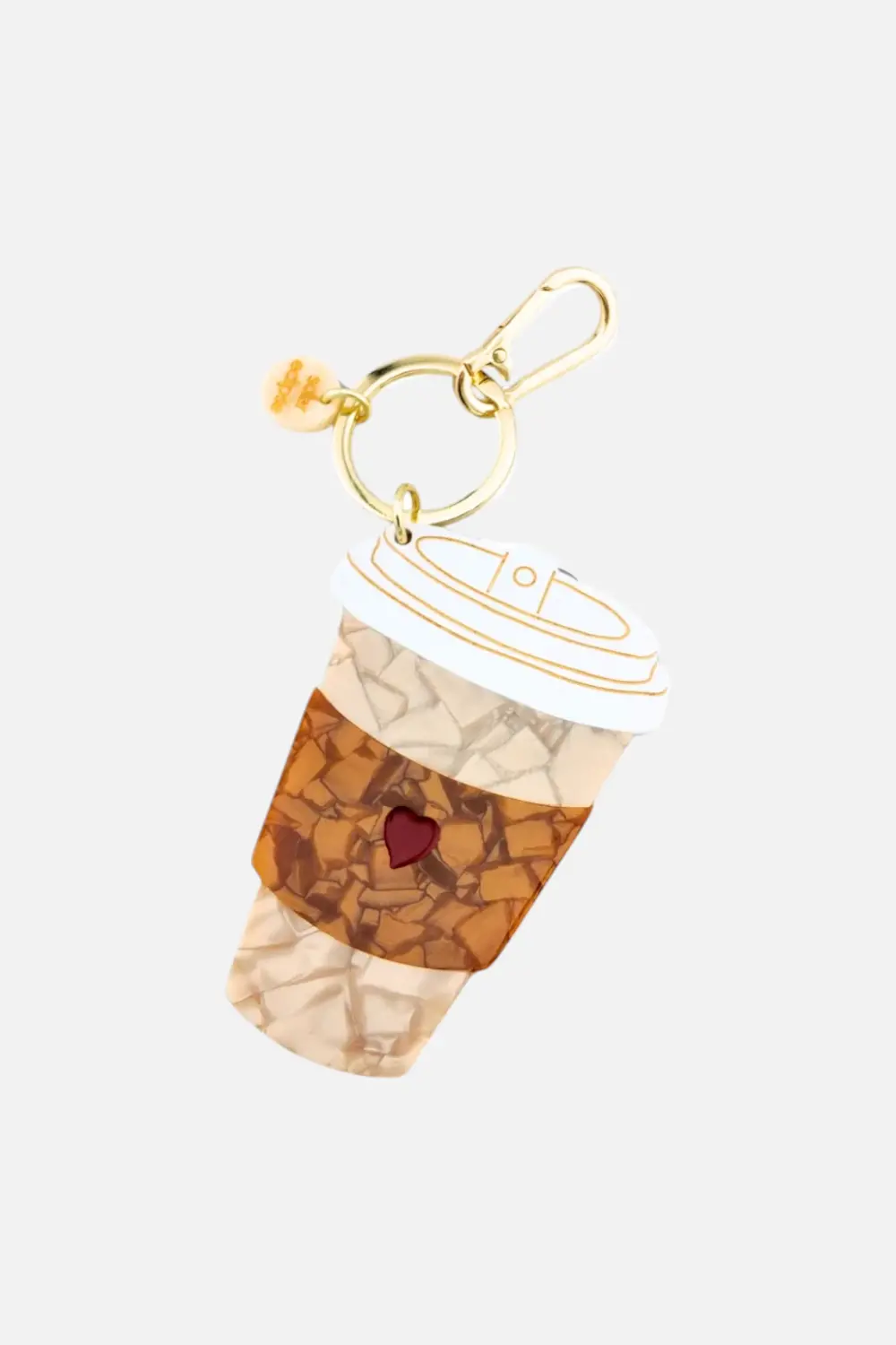 Solar Eclipse Cafe Coffee Cup Bag Charm 1