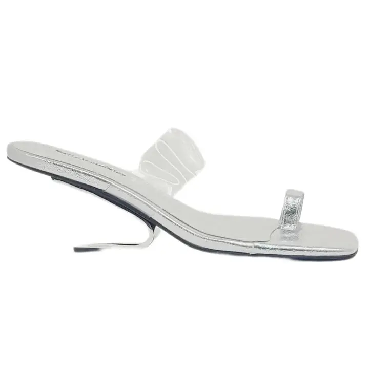 Jeffrey Campbell Calculate In Clear/Silver 1