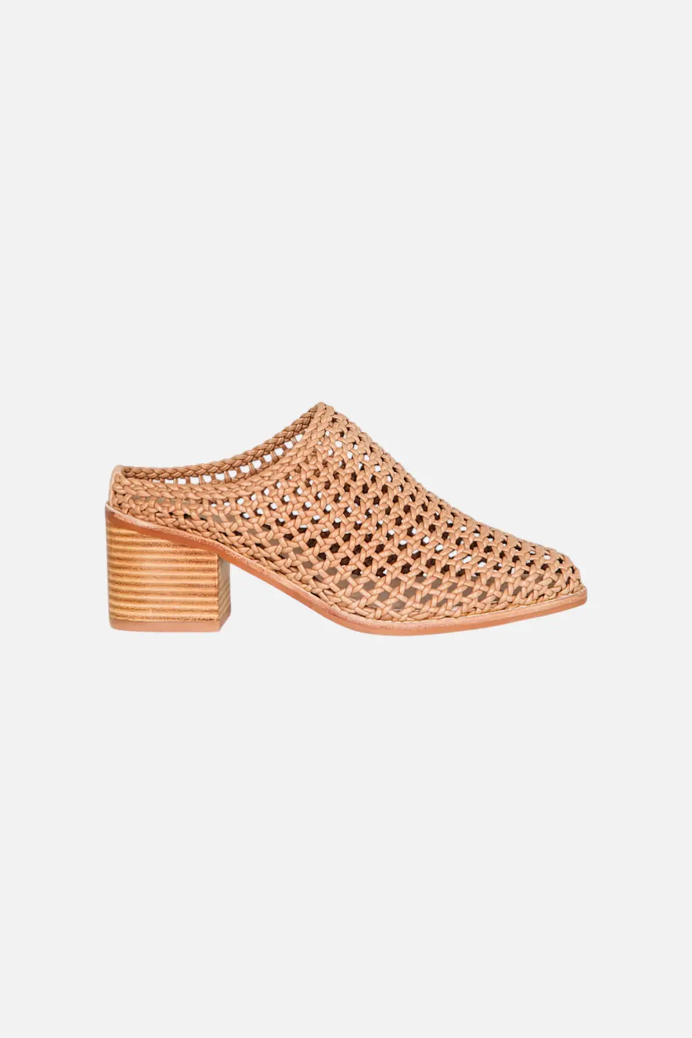 Intentionally Blank Women's Caps Heeled Mule In Tan 1