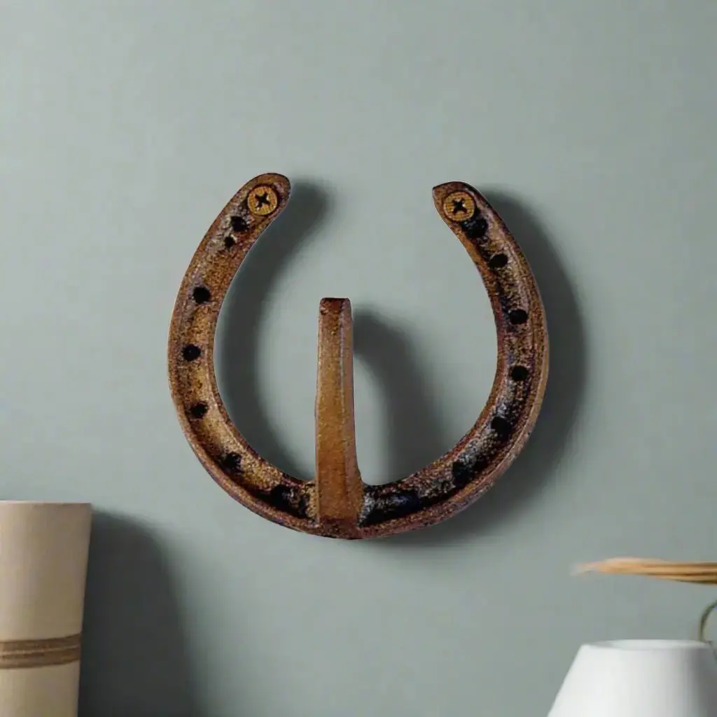 Cast Iron Horseshoe Hook 1