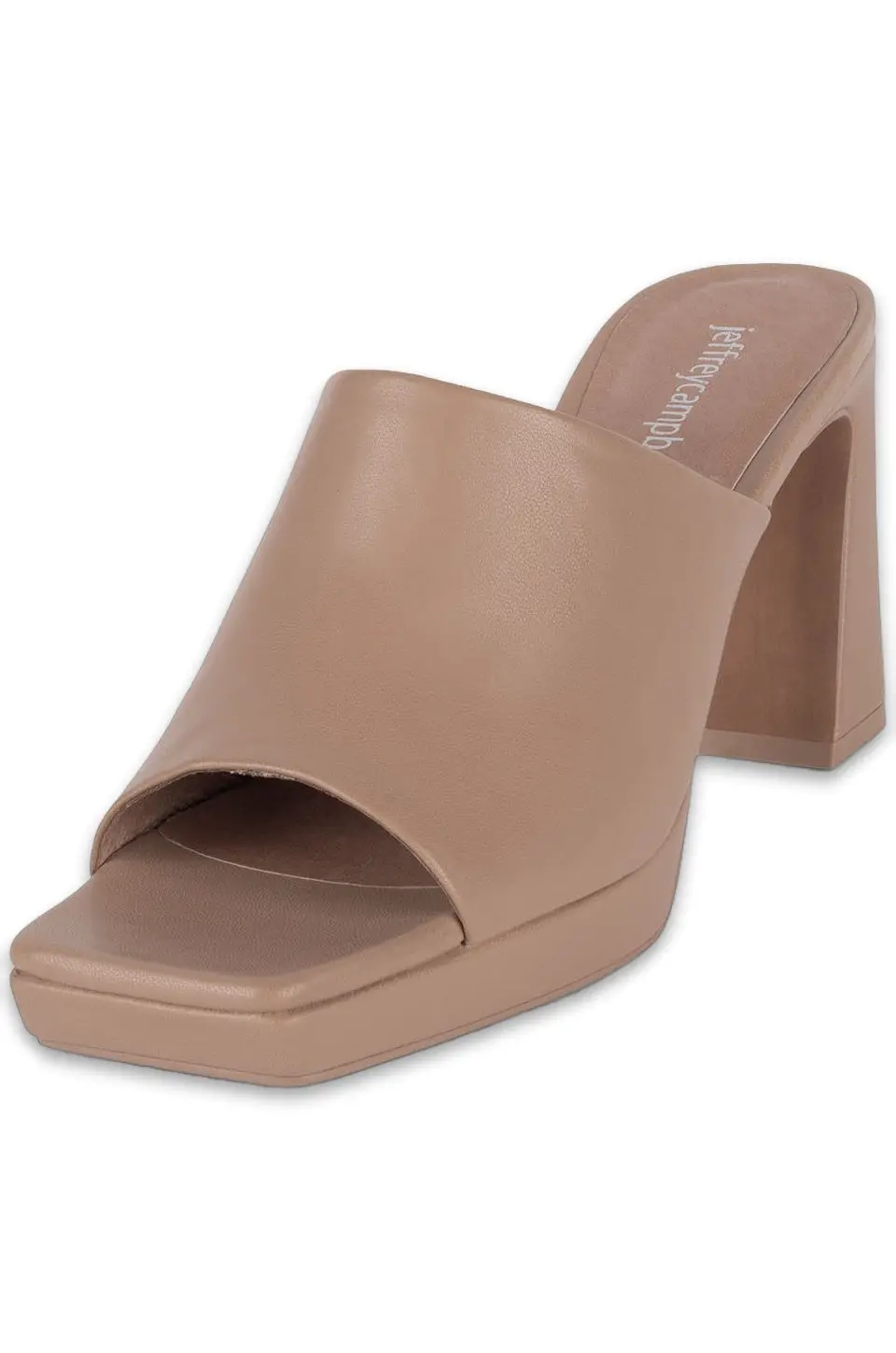 Jeffrey Campbell Caviar Mule In Dark Nude 1