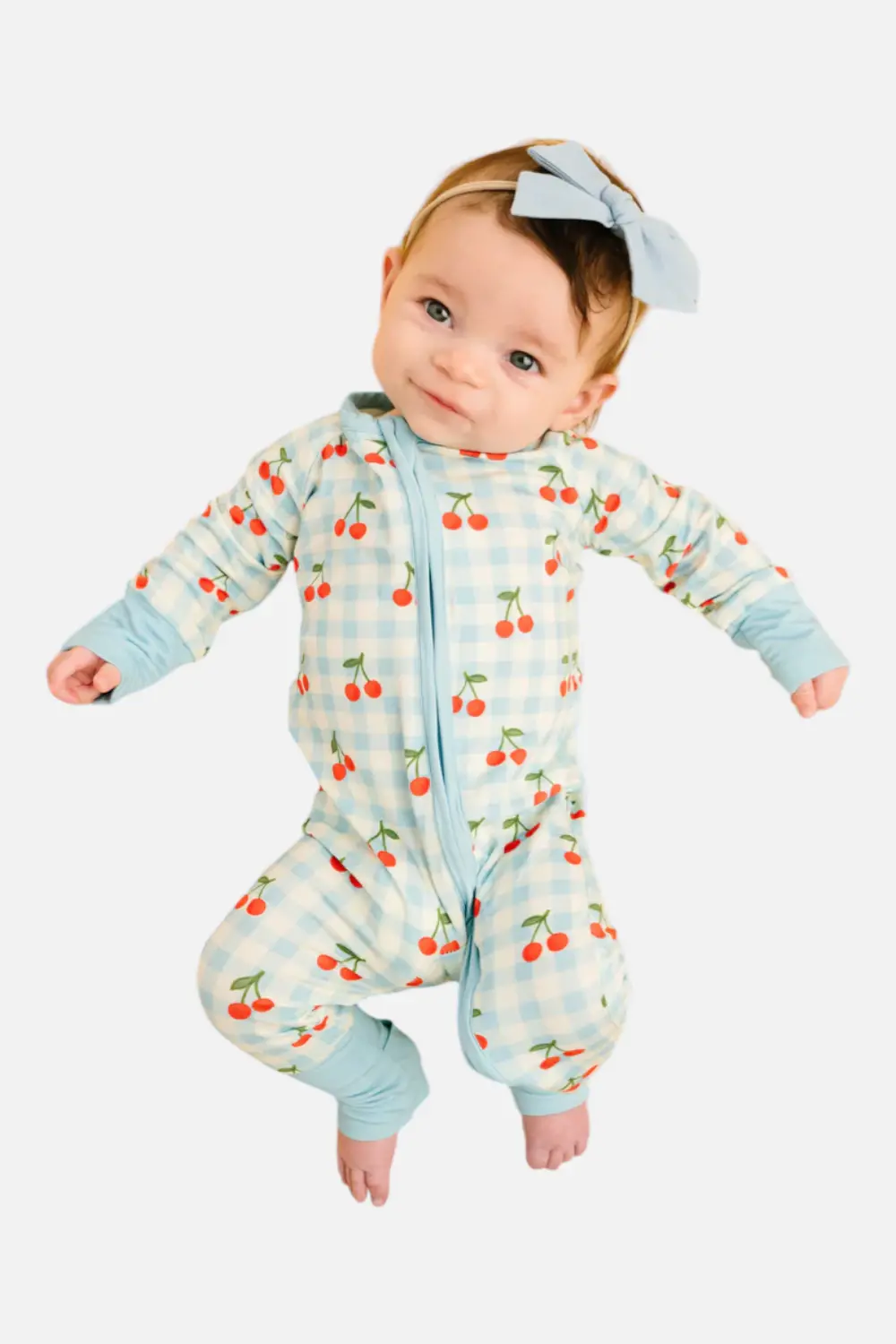 Little One Shop Cherry Picnic Bamboo Sleeper 1
