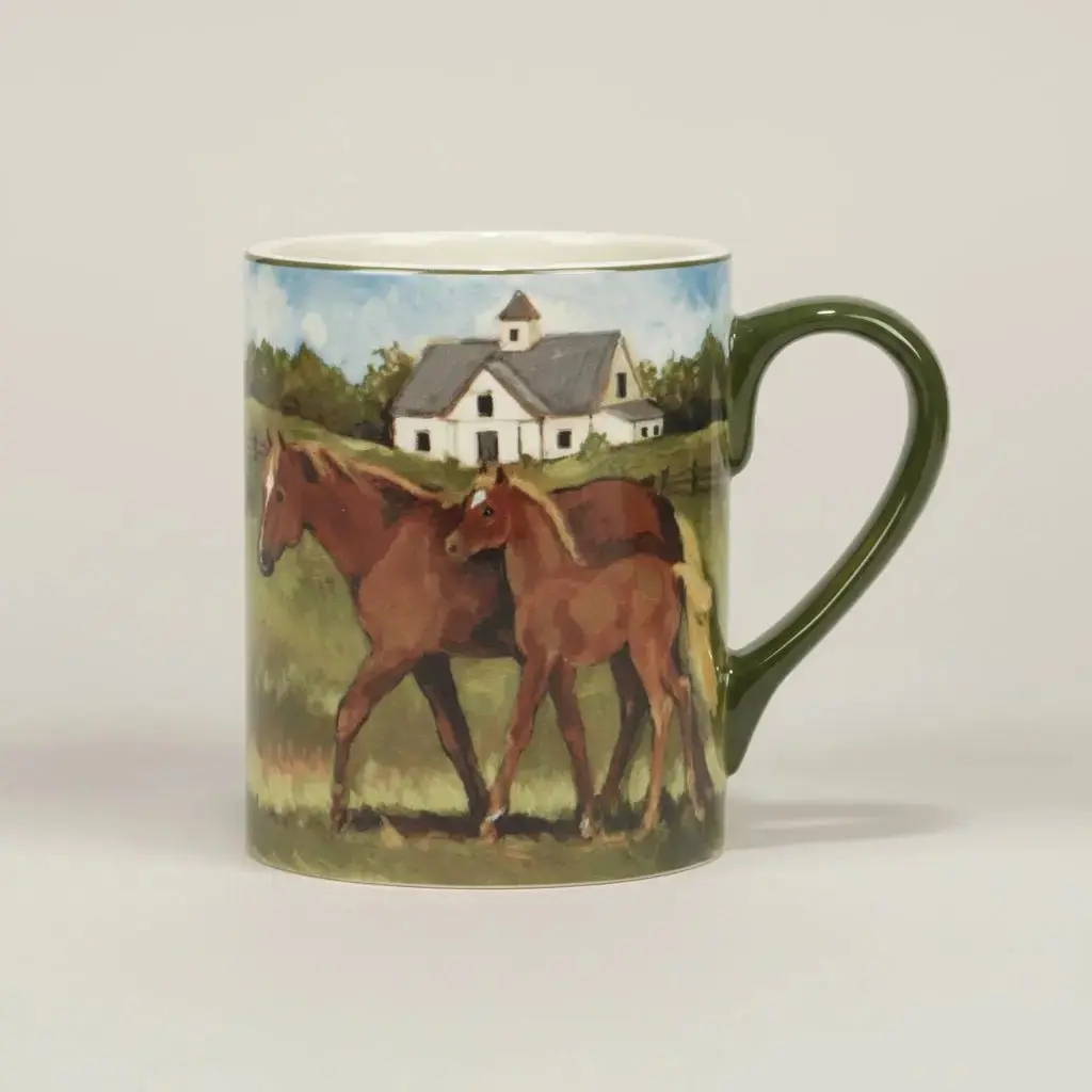 Chestnut Horse York Stables Mug 1