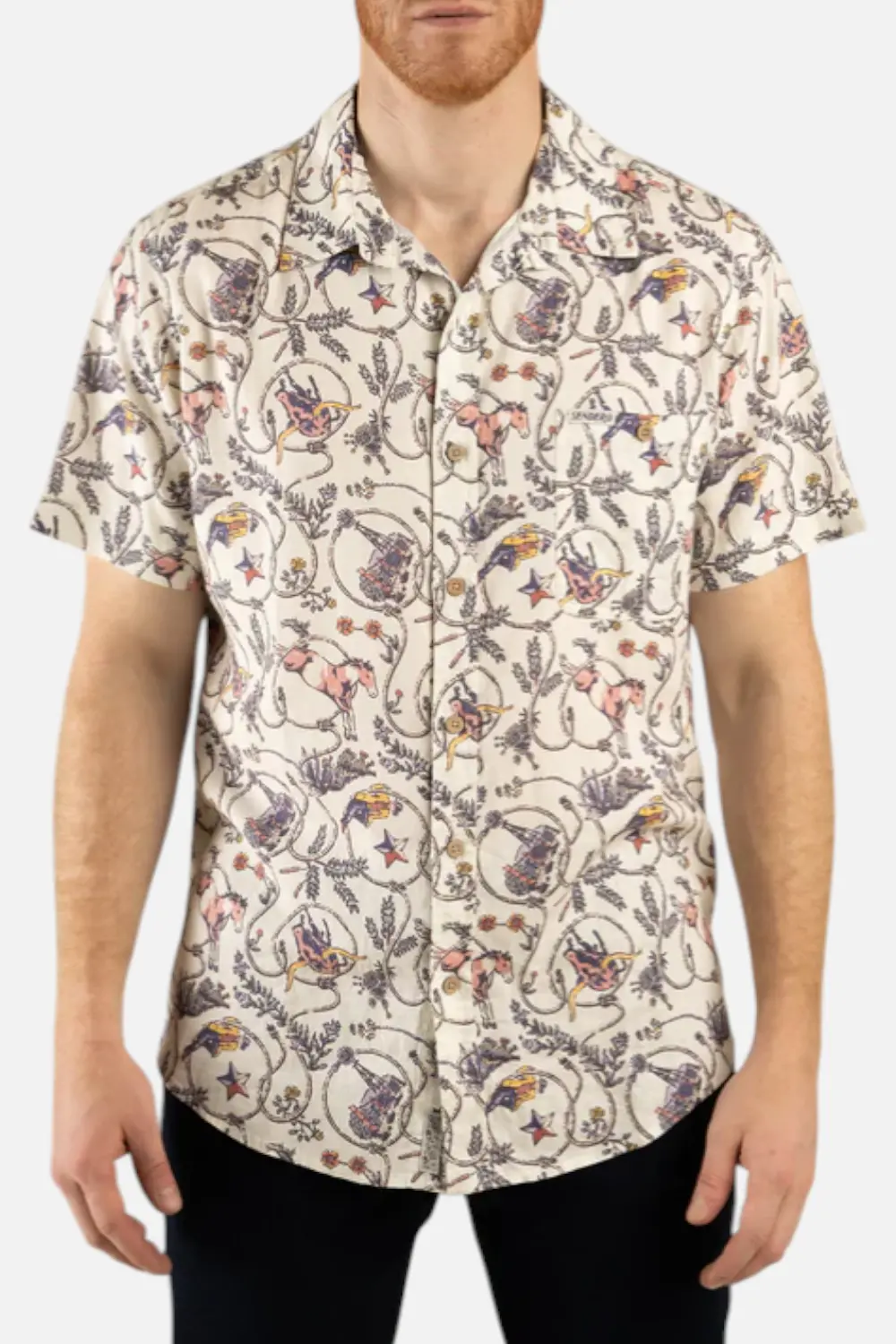 Sendero Provisions City Slicker Button Up Short Sleeve In High Lonesome 1