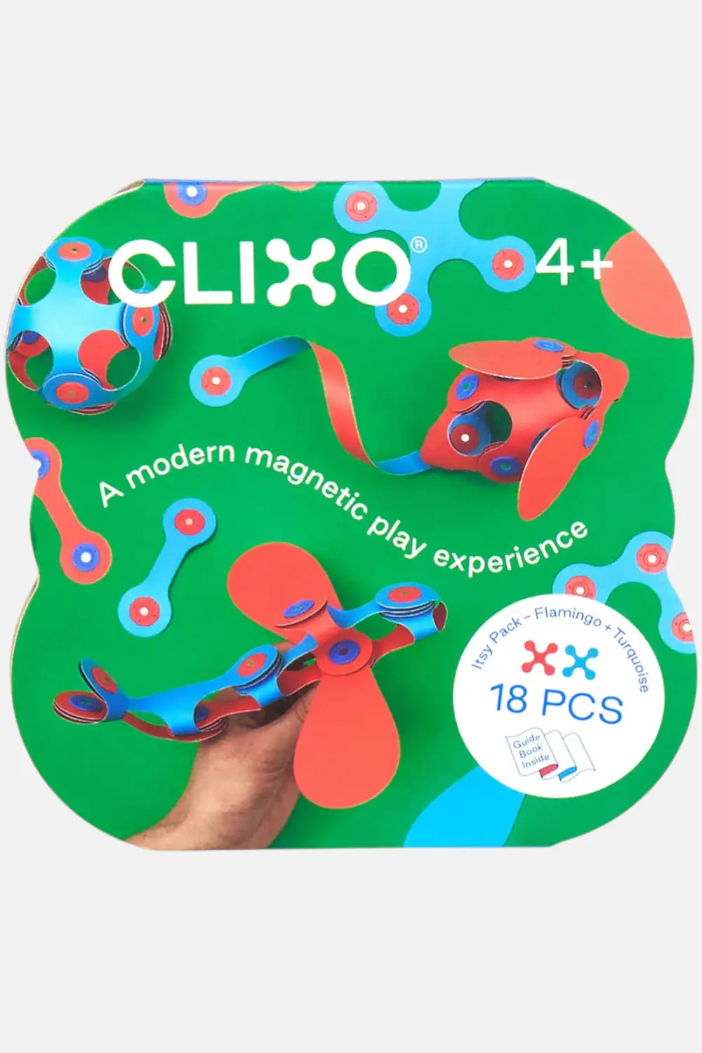 Clixo Itsy Pack In Flamingo & Turquoise 1
