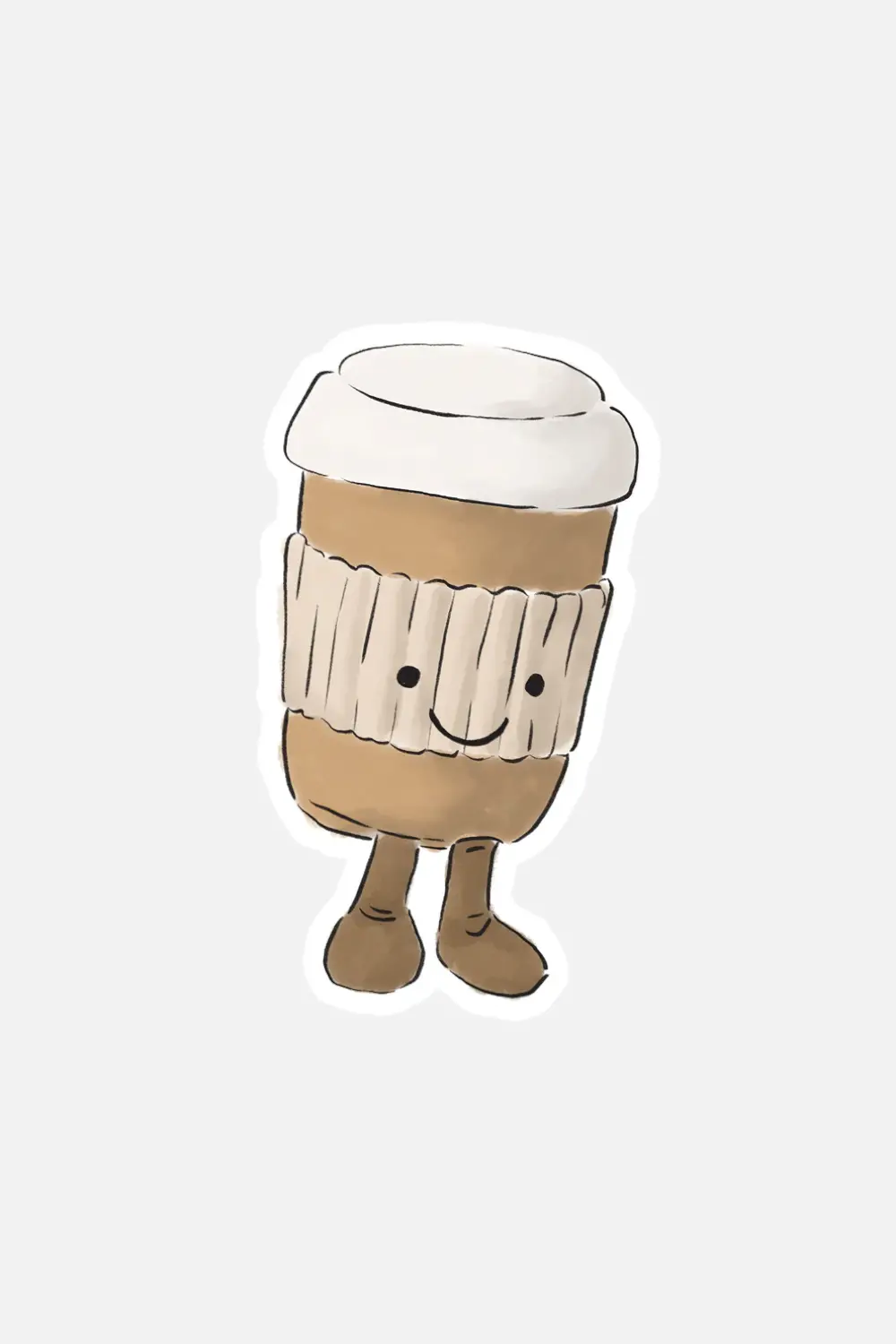 Oats & Honey Jellycat Coffee Amuseables Sticker 1