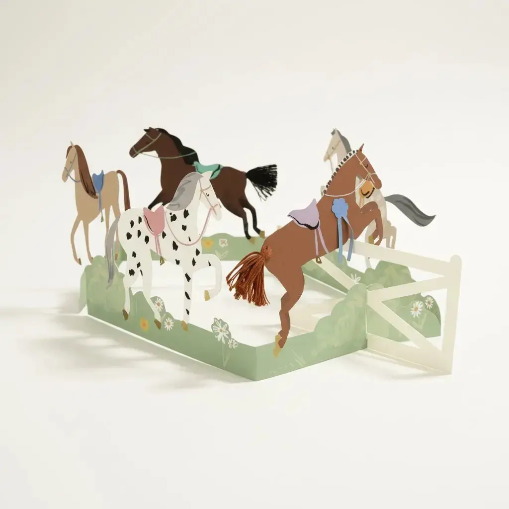 Concertina Horse Card 1