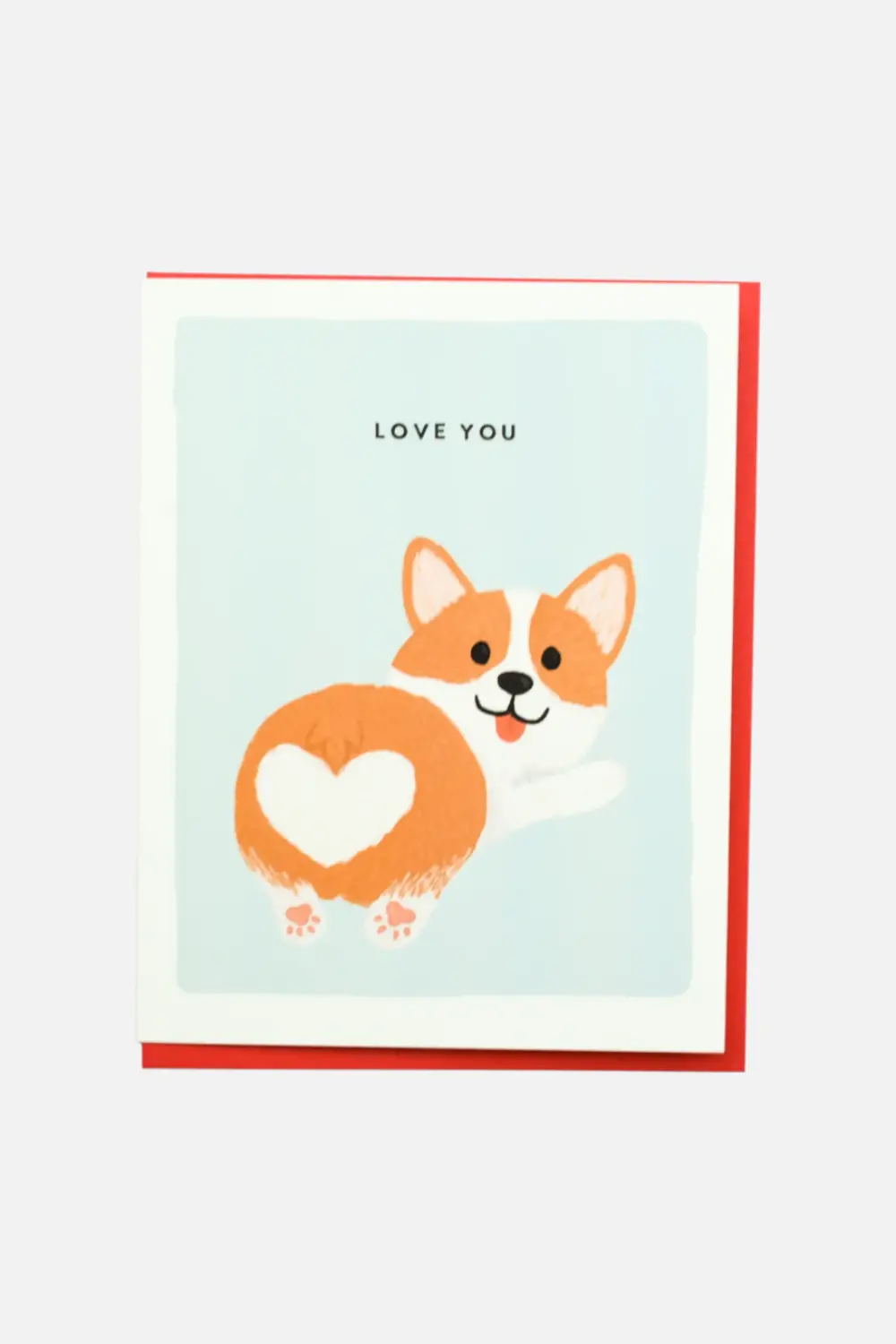 Corgi Love You Card 1