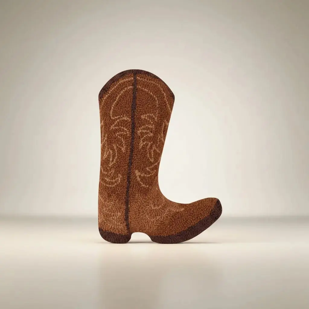 Cowboy Boot Hook Pillow 1