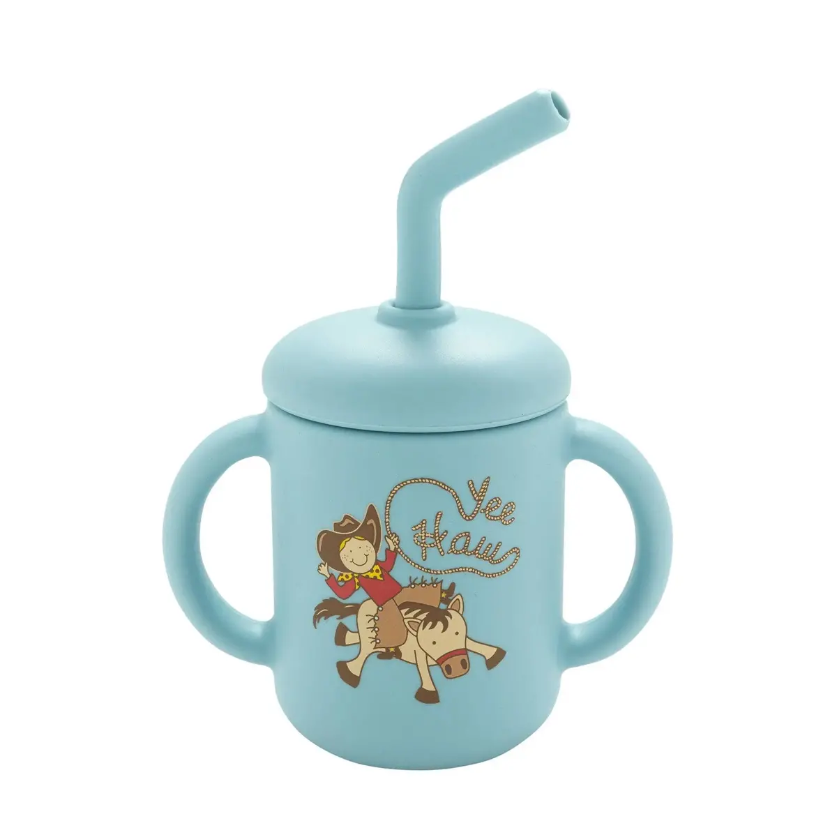 Cowboy Sippy Cup (Blue) 1