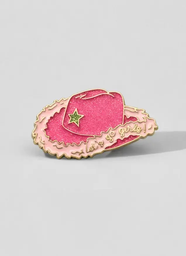 Cowgirl Hat Lapel Pin 1