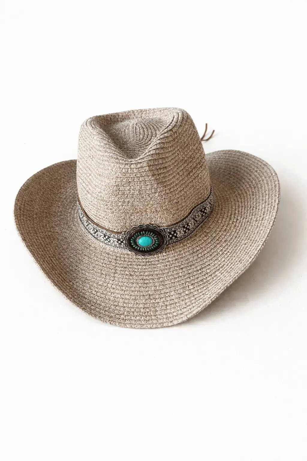 Cowgirl Turquoise Concho Hat 1