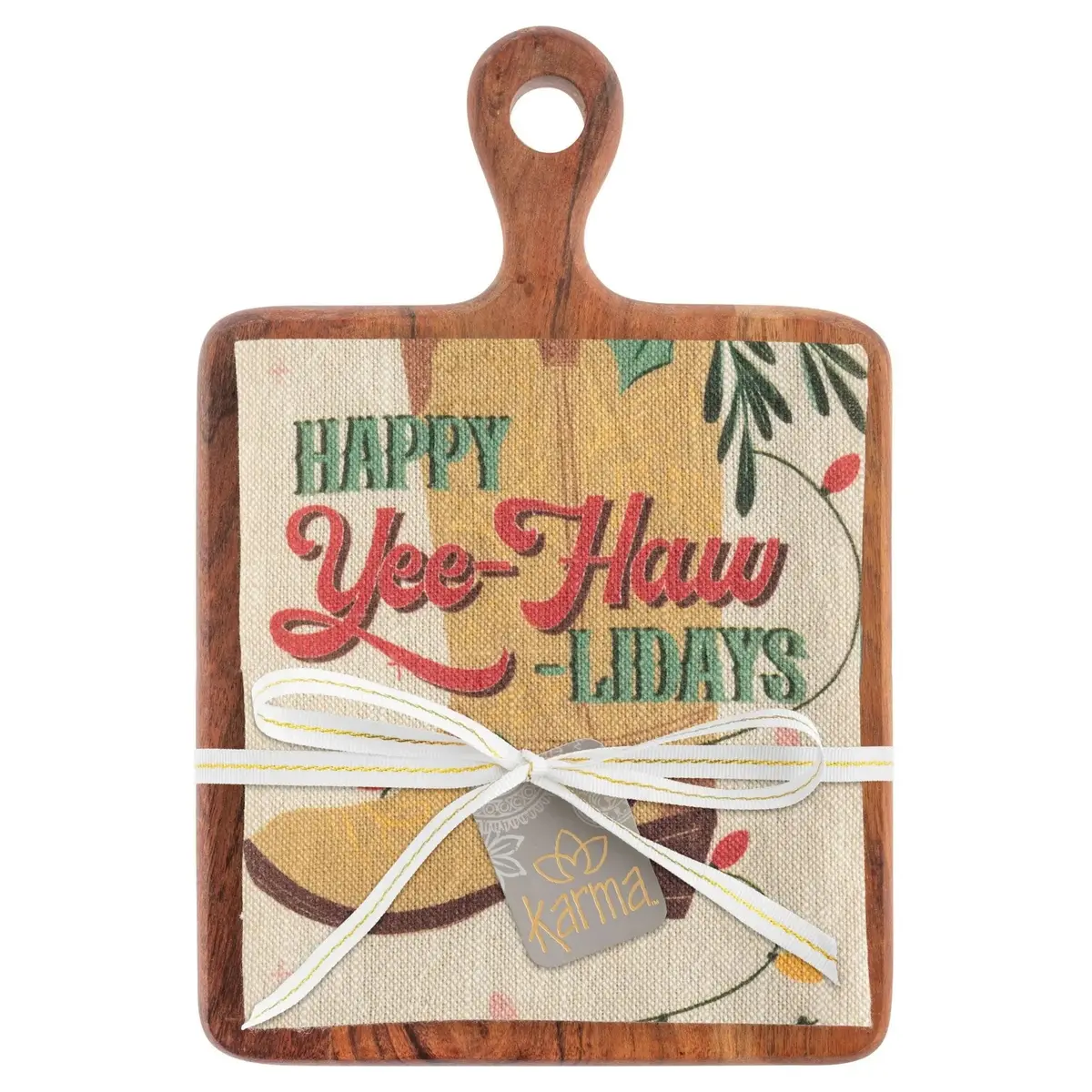 Cutting Board/Yeehaw Tea Towel Gift Set 1
