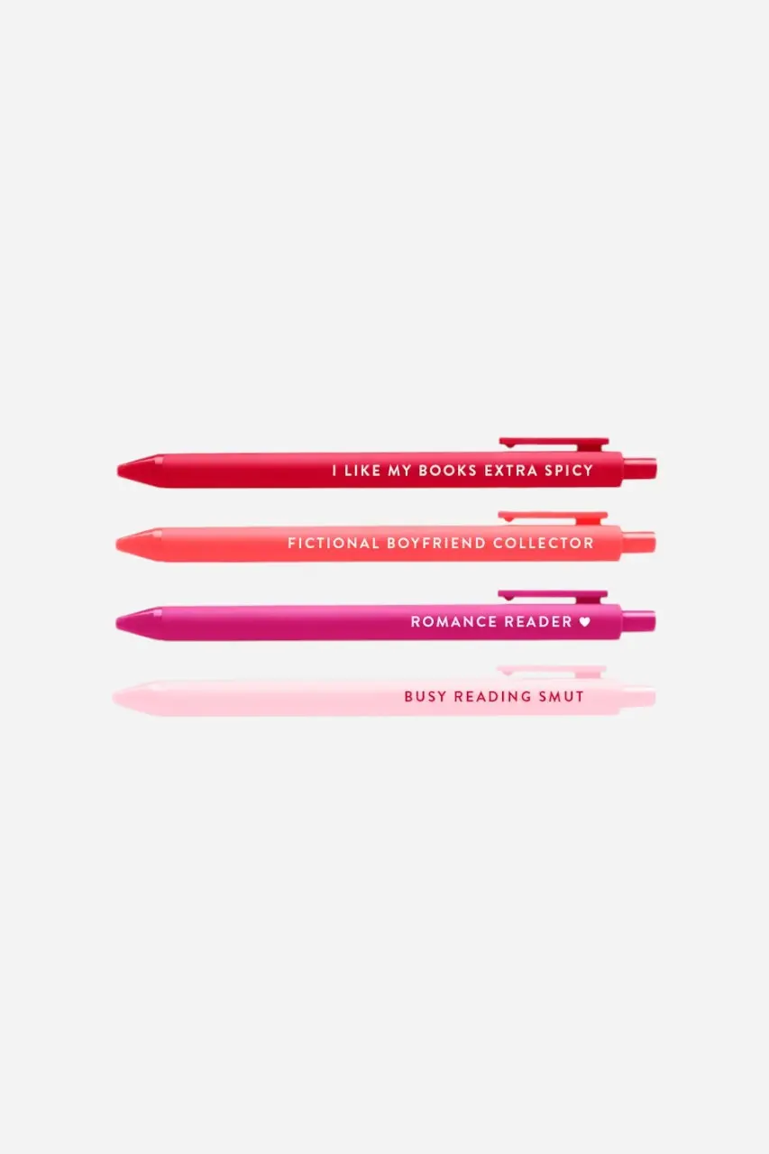 Romance Reader Pen Set 1
