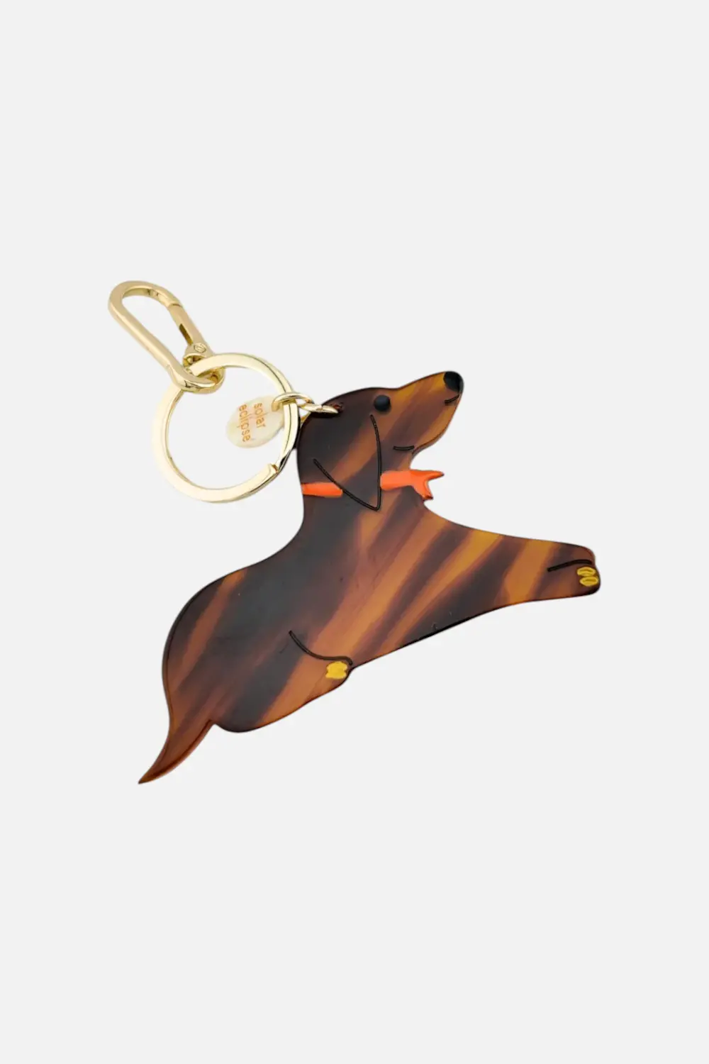 Solar Eclipse Dachshund Bag Charm 1